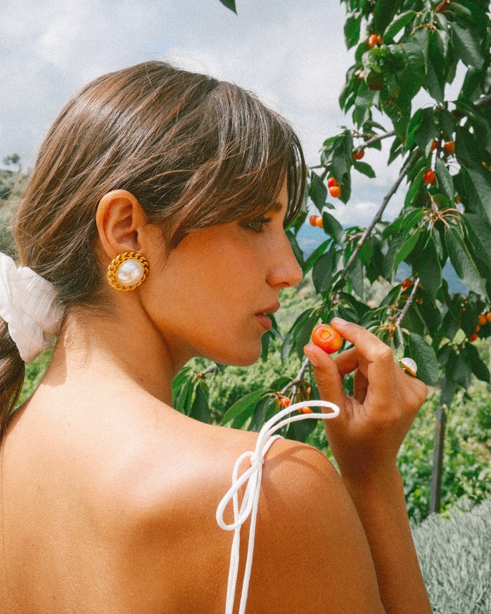 Anel Botão de Pérola - Anéis Our Sins