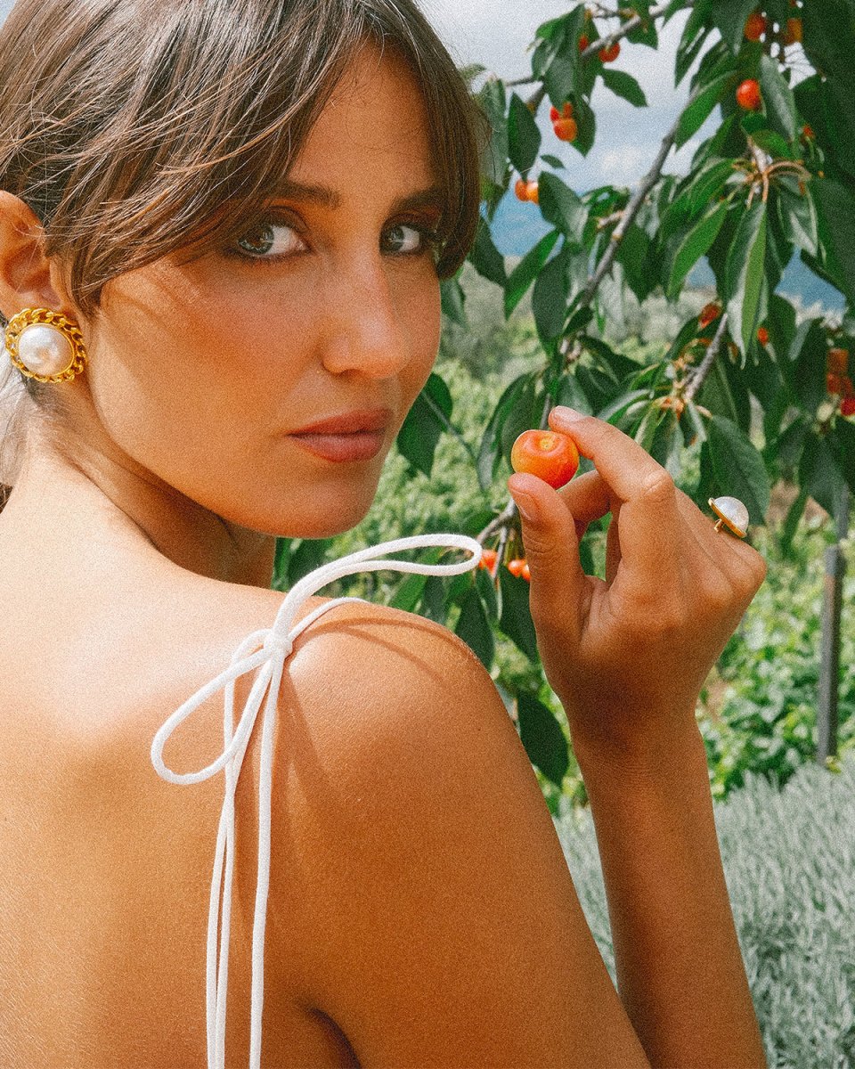 Anel Botão de Pérola - Anéis Our Sins