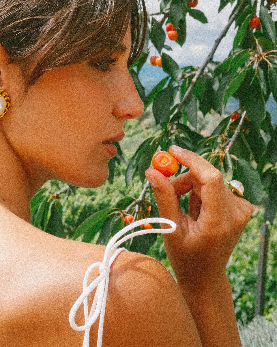 Anel Botão de Pérola - Anéis Our Sins