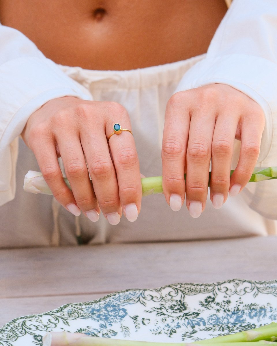 Anel Pedra Oval - Anéis Our Sins