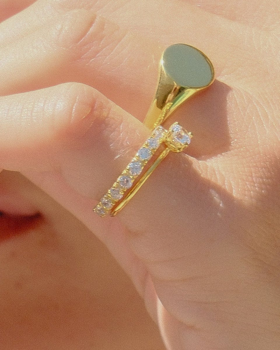 Anel Solitário - Anéis Our Sins