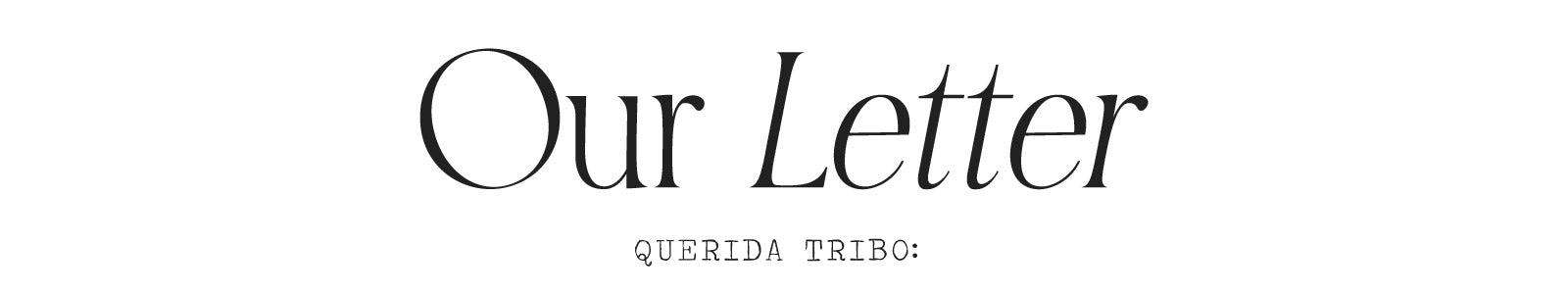 banner our letter desktop