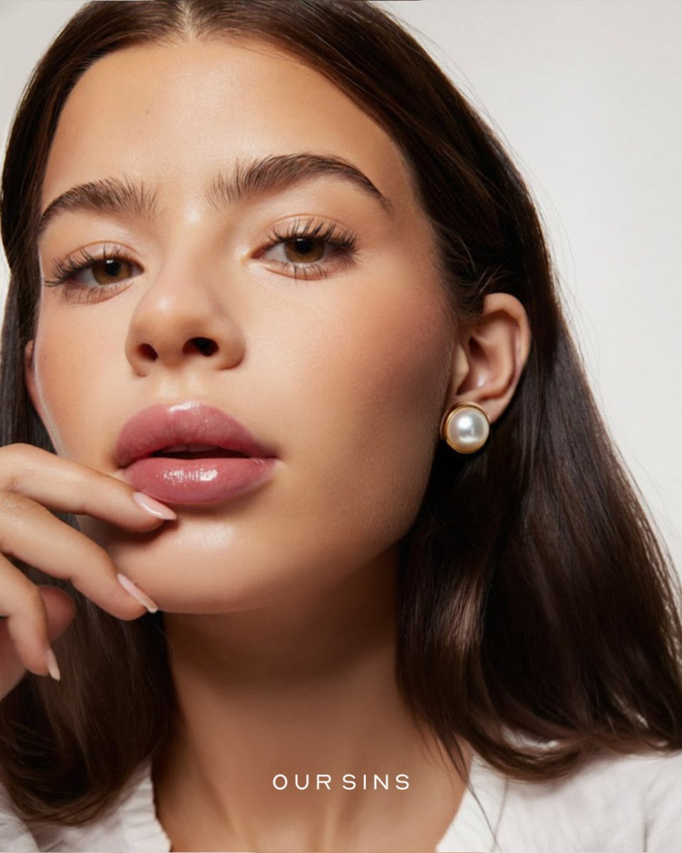 Brincos Botões de Pérolas - Brincos Our Sins