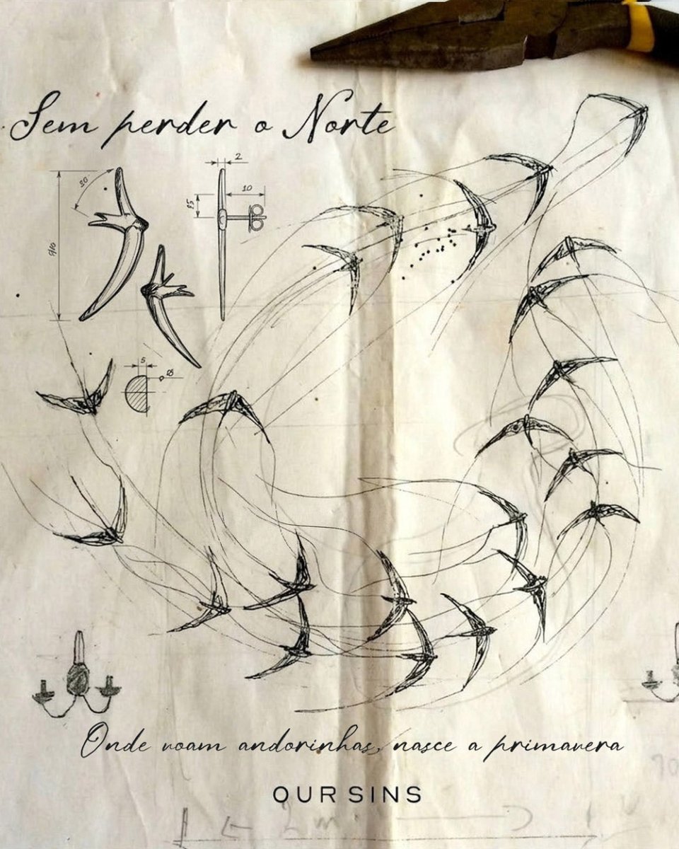 Brincos Sem perder o norte - Brincos Our Sins