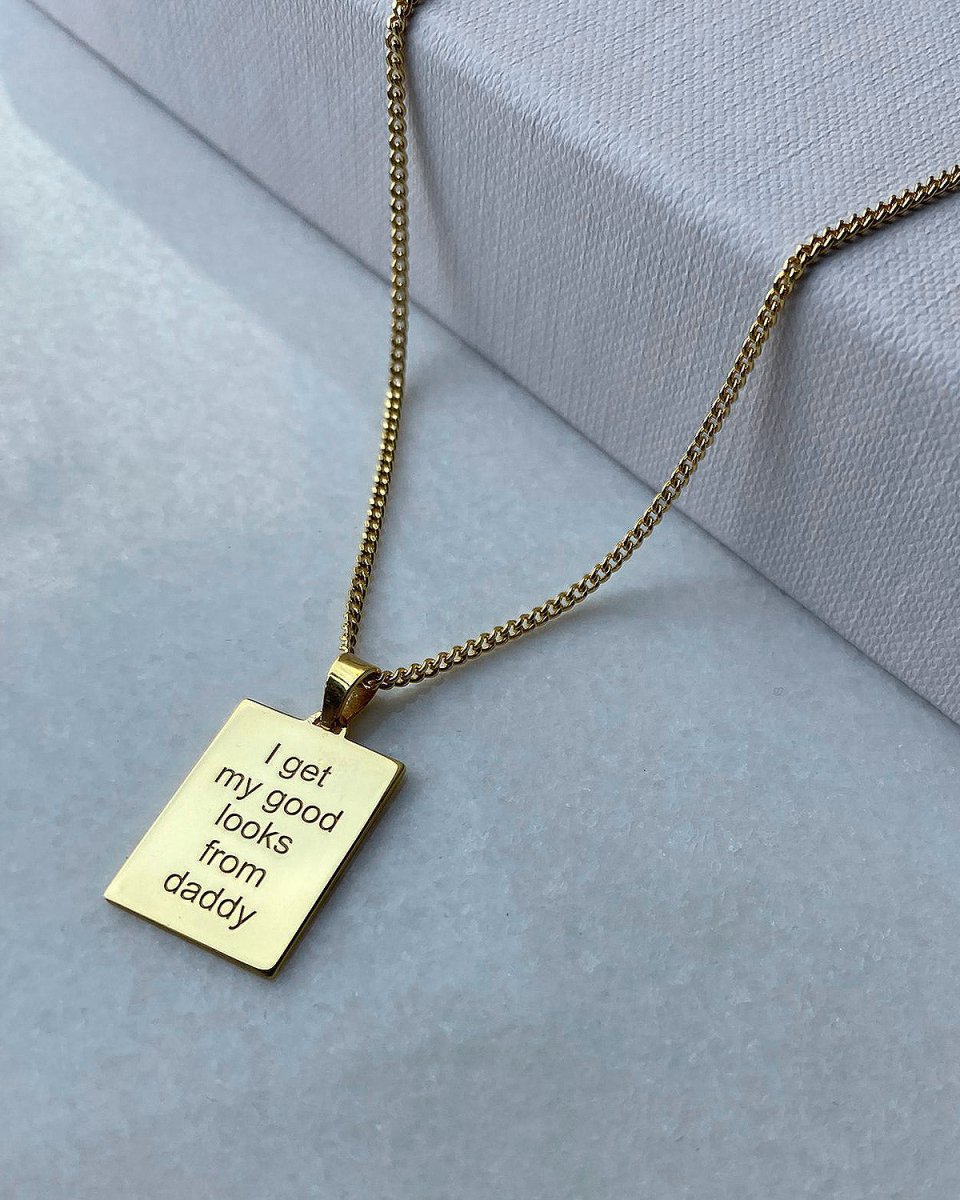 Colar com medalha personalizável - Colares Our Sins