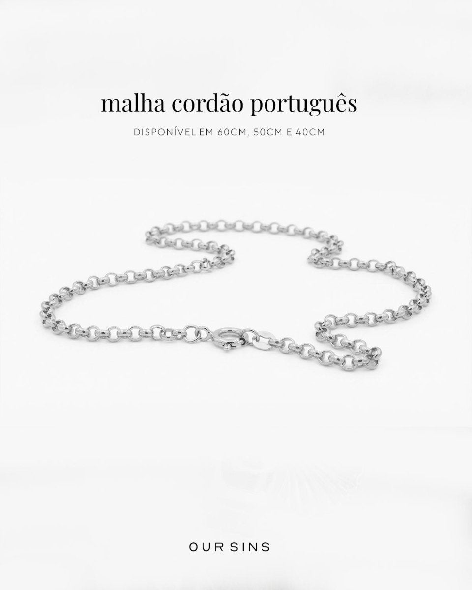Malha Cordão Português - Colares Our Sins