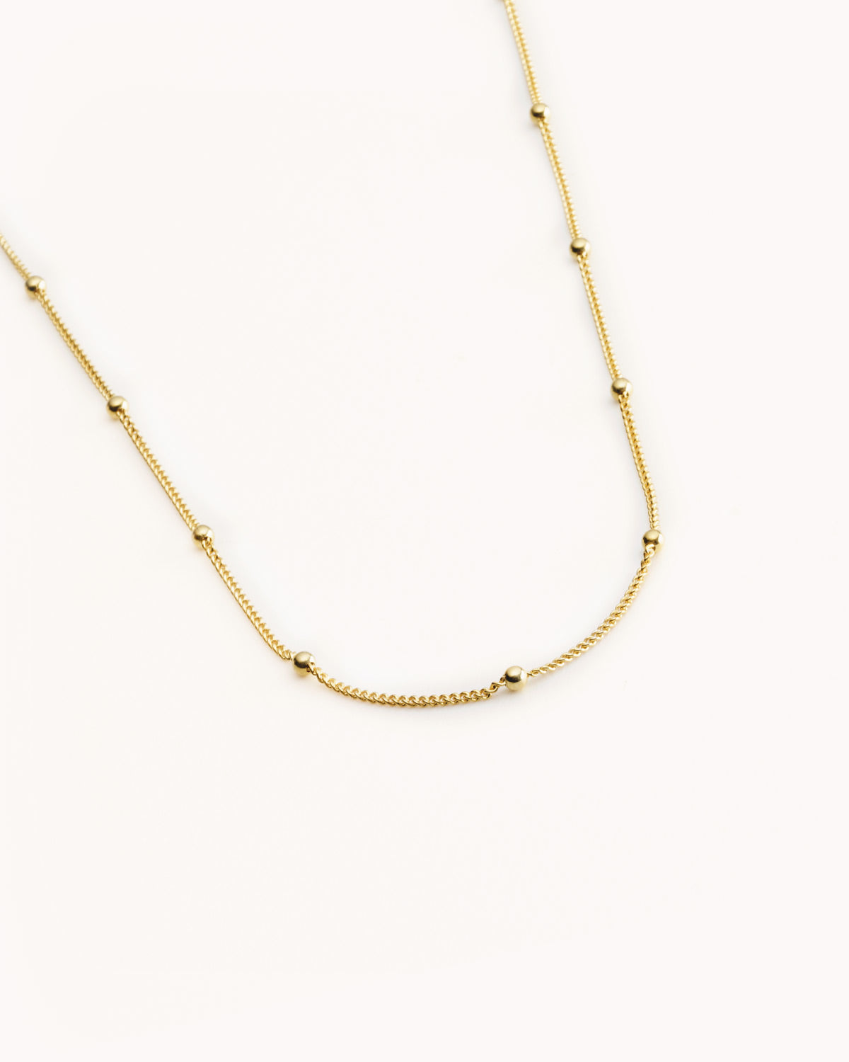 Malha barbela com bolinhas dourado - Colares - OUR SINS