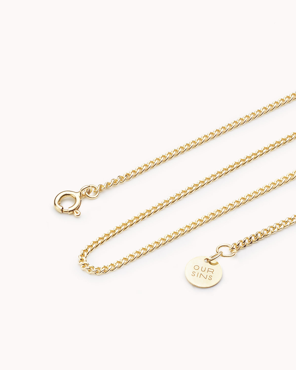 Malha barbela dourado - Colares - OUR SINS