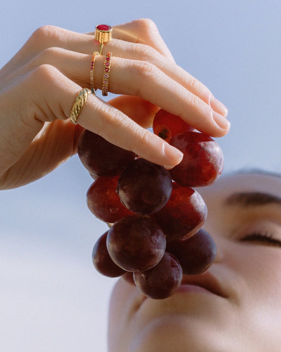 Anel memória fina multicolor - Anéis Our Sins