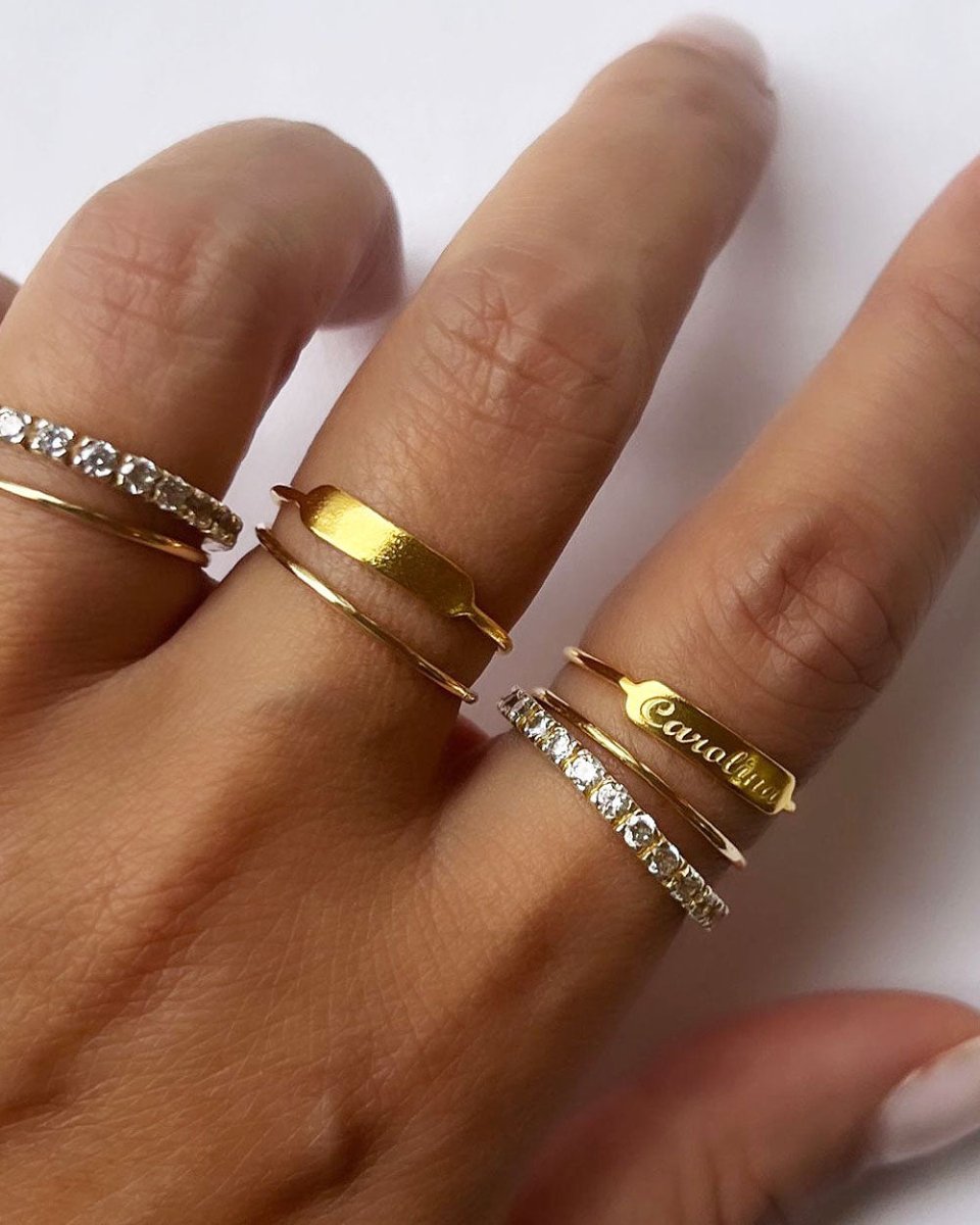 Anel Simples Personalizável - Anéis Our Sins