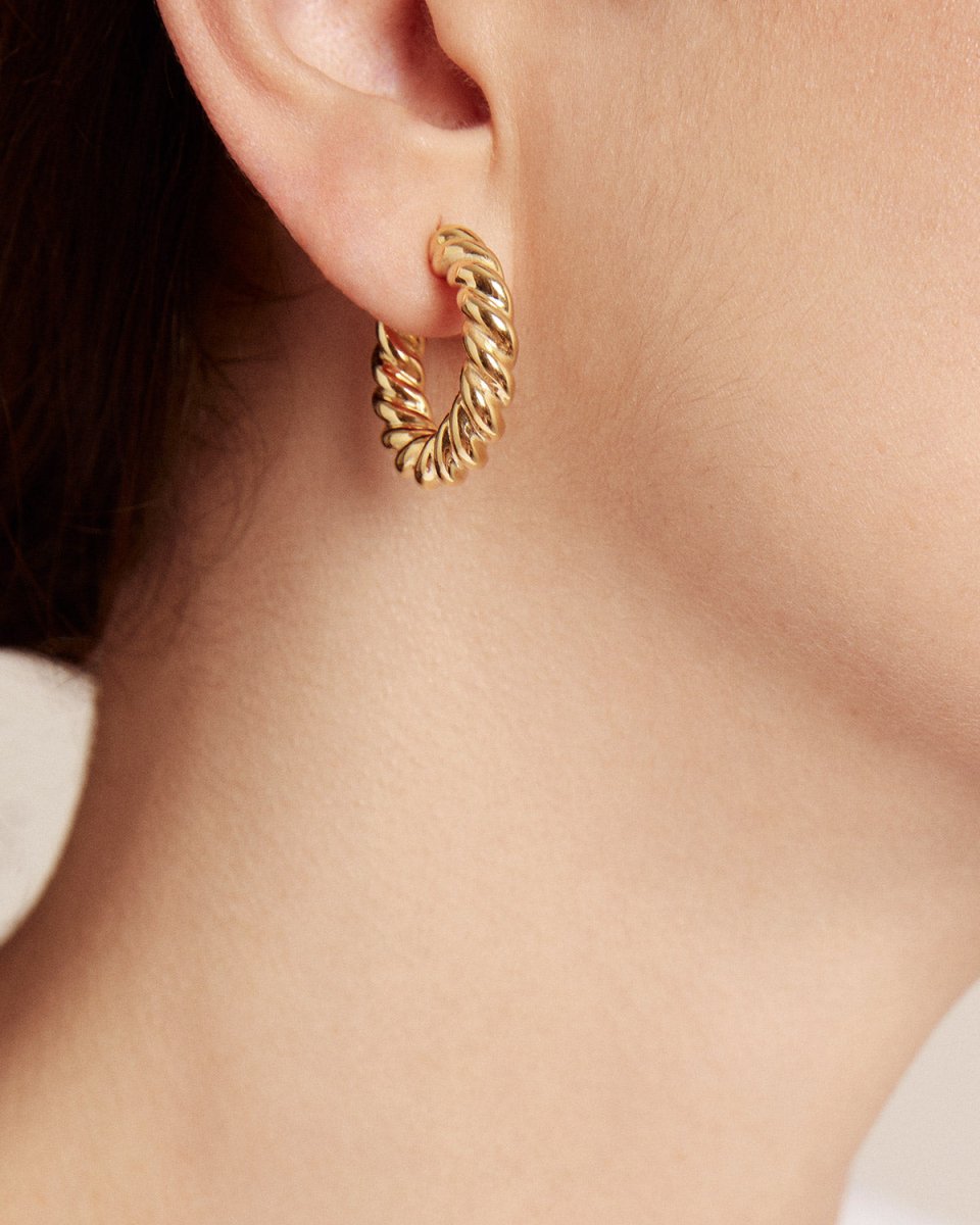 Argolas torcidas vintage - Argolas Our Sins