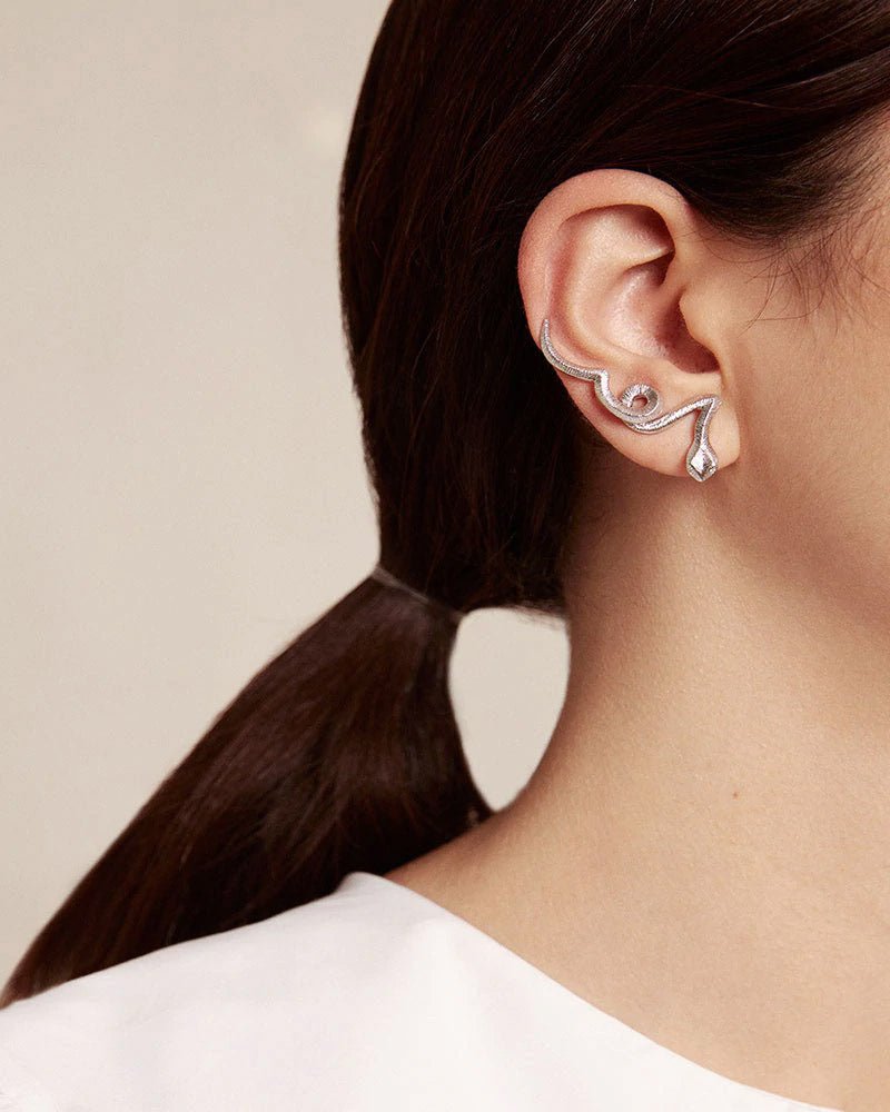 Brincos a expedir serpente duplo - Brincos Our Sins