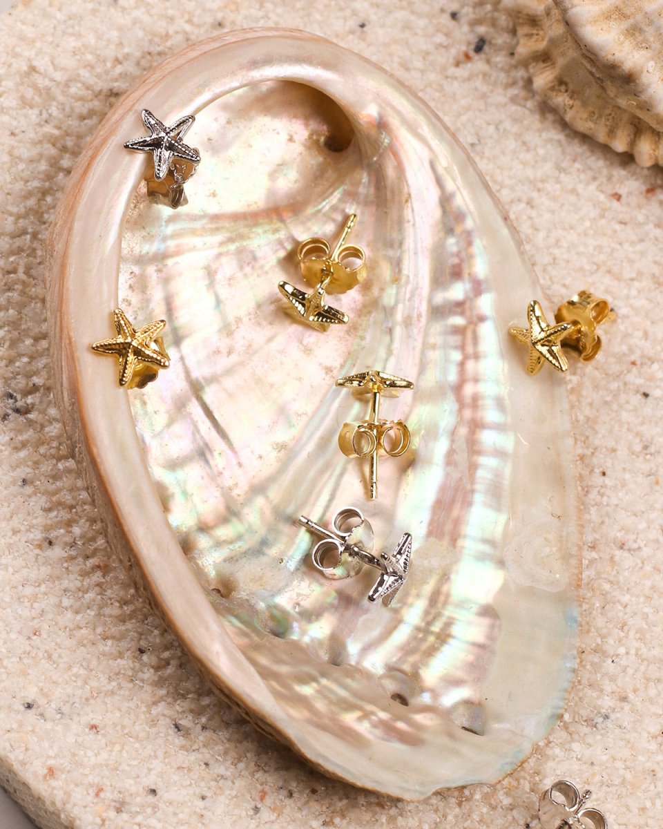 Brincos com estrelas do mar - Brincos Our Sins