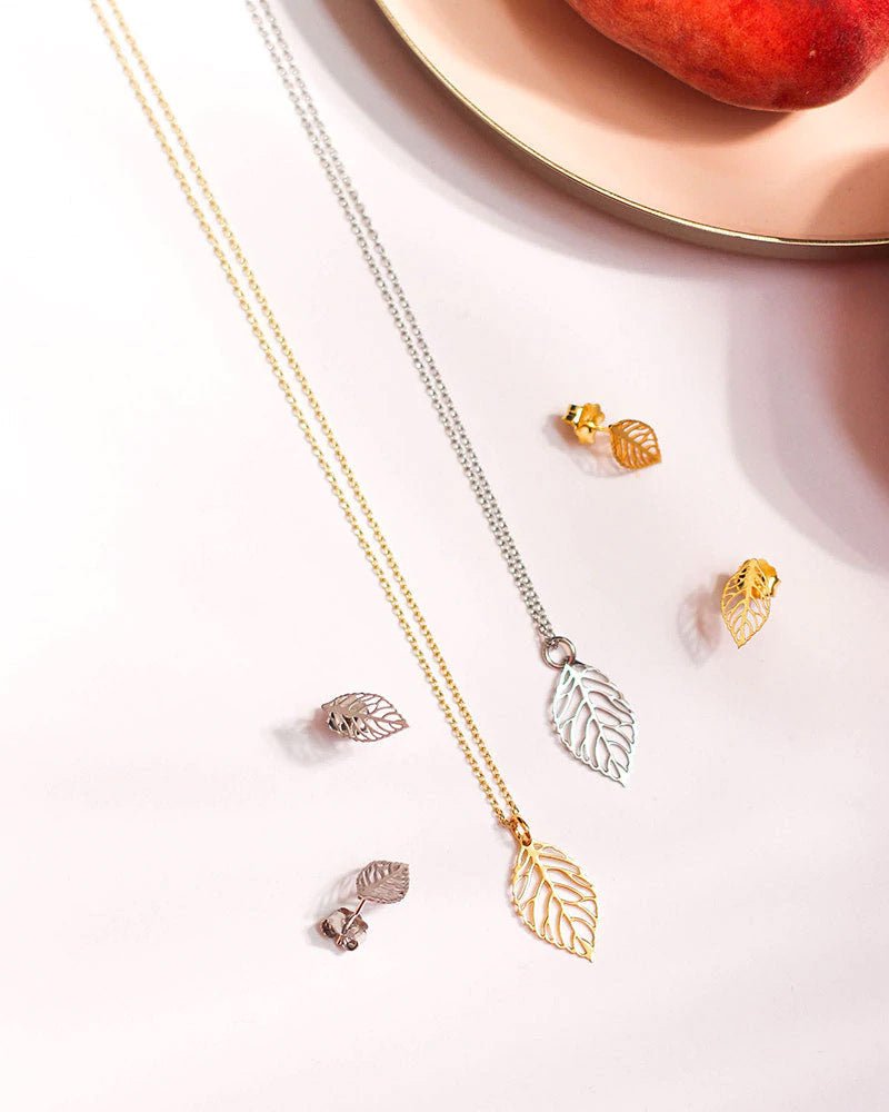 Brincos folhas rendilhadas - Brincos Our Sins