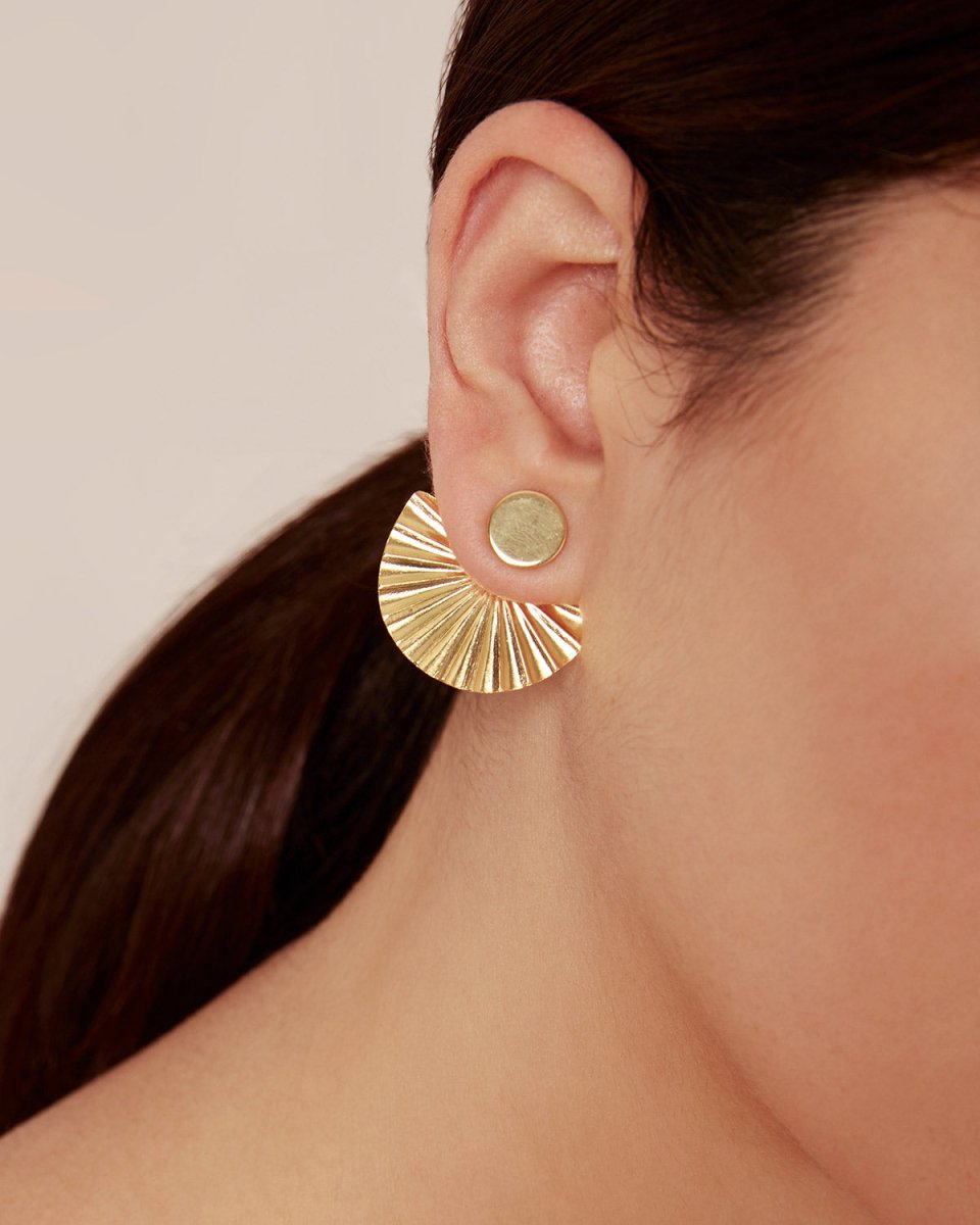 Brincos sol em leque - Brincos Our Sins