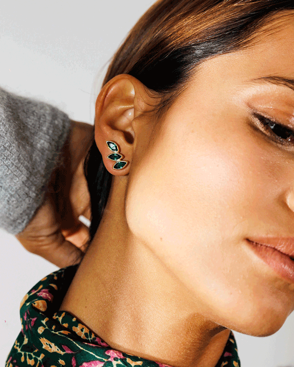 Brincos Triplo Sementes - Brincos Our Sins