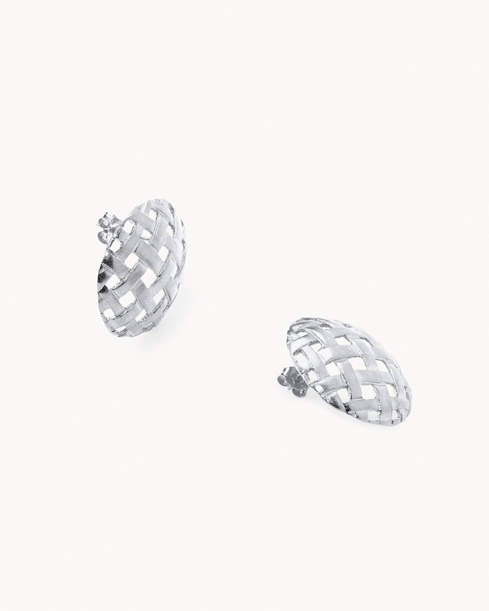 Brincos Vintage Redondos com Rede - Brincos Our Sins