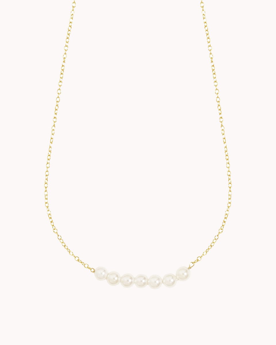 Colar com 7 pérolas simples - Colares Our Sins