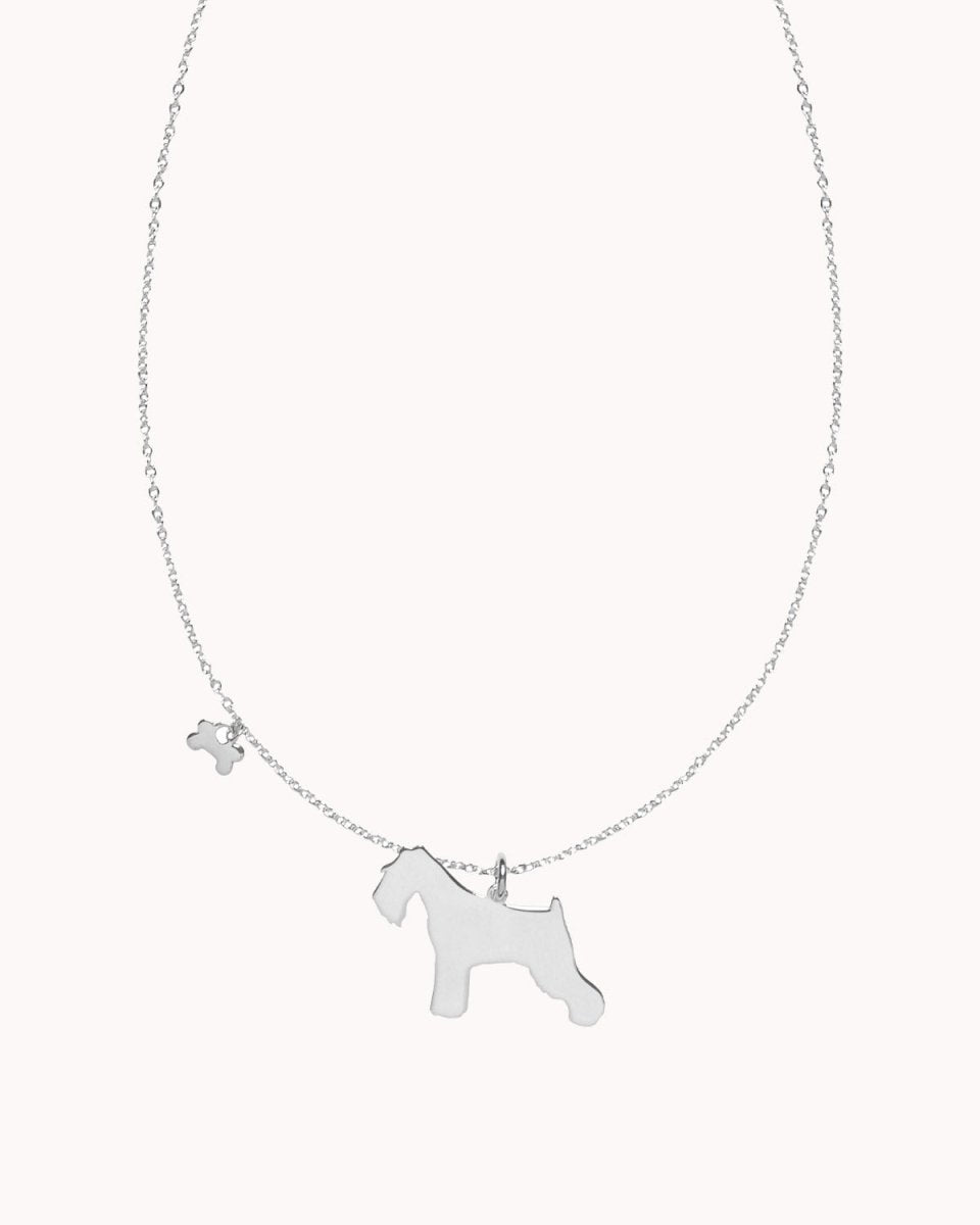 Colar com cão (várias raças) e osso - Colares Our Sins