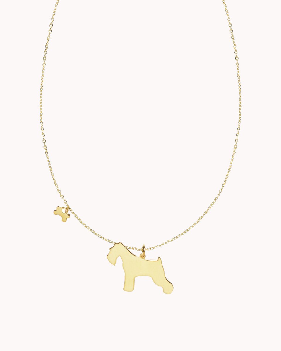 Colar com cão (várias raças) e osso - Colares Our Sins