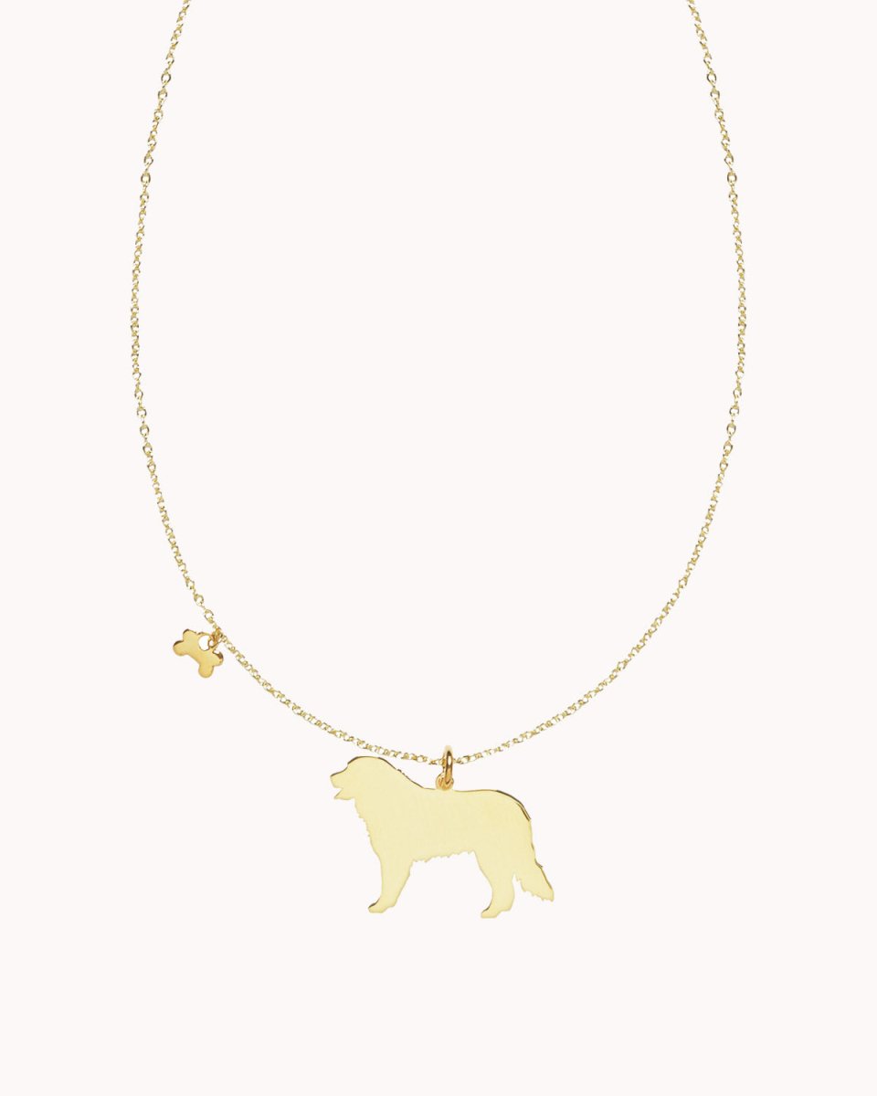 Colar com cão (várias raças) e osso - Colares Our Sins