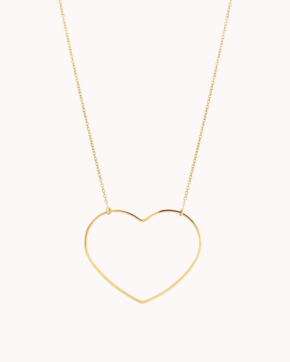 Colar com coração grande - Colares Our Sins