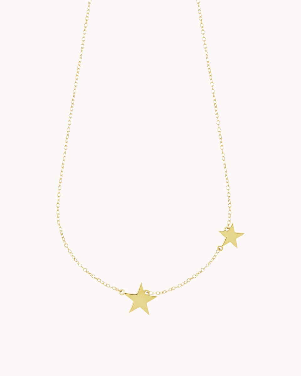 Colar com duas estrelas - Colares Our Sins