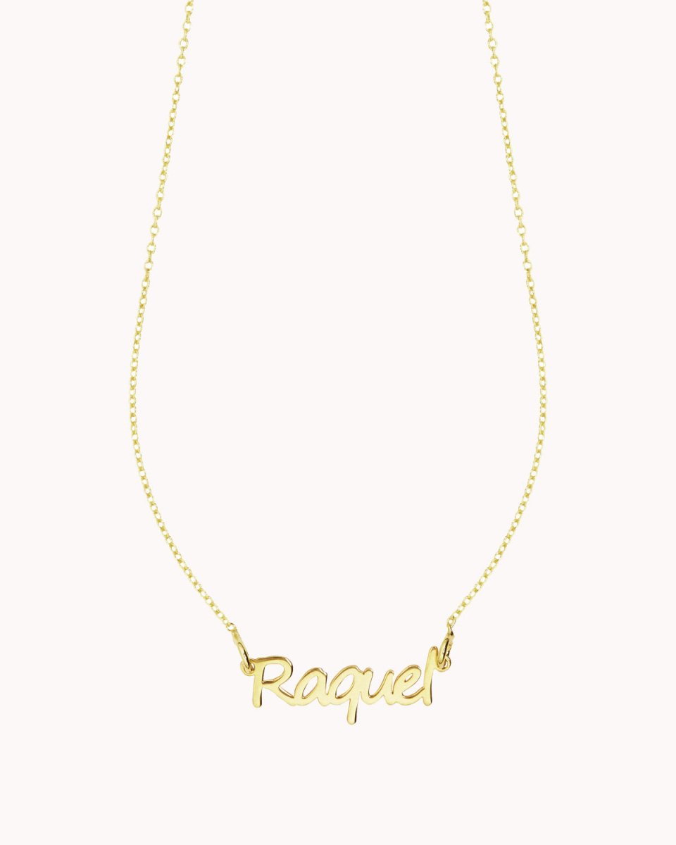 Colar com nome preso por duas argolas - Colares Our Sins