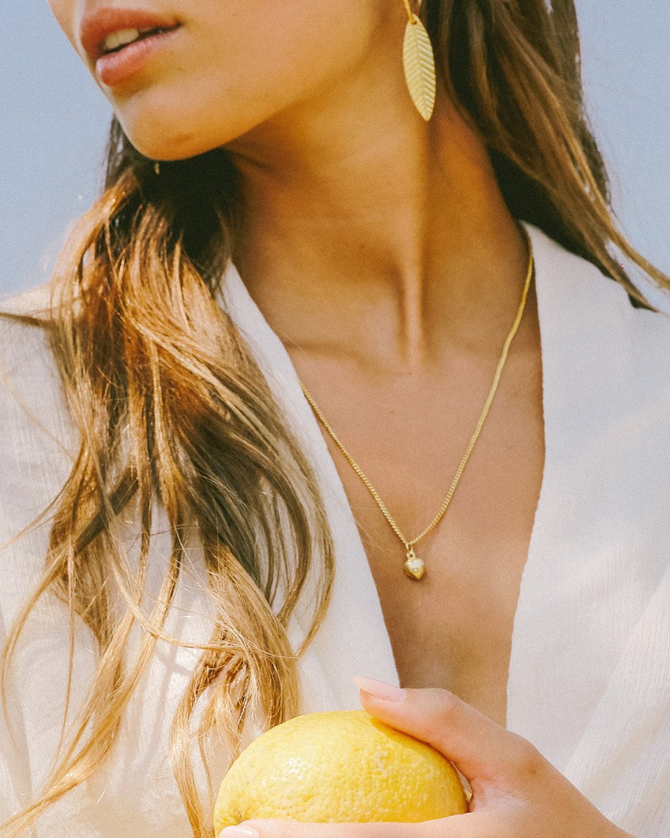 Colar 'Coração no sítio certo' - Colares Our Sins