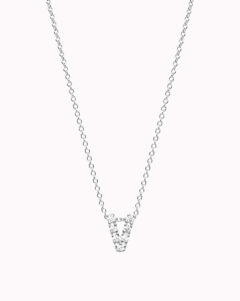 Colar letra com zircónias - Colares Our Sins