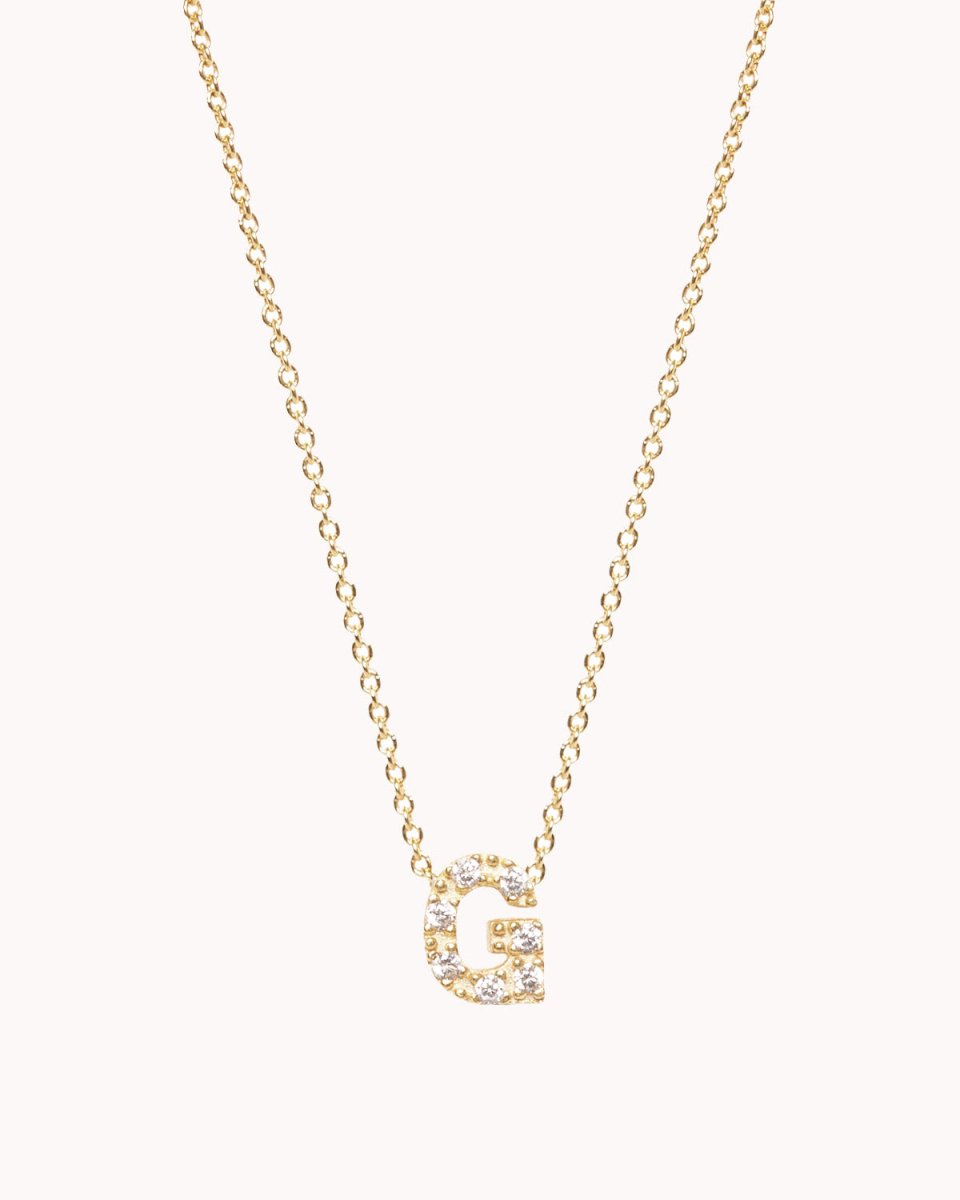 Colar letra com zircónias - Colares Our Sins