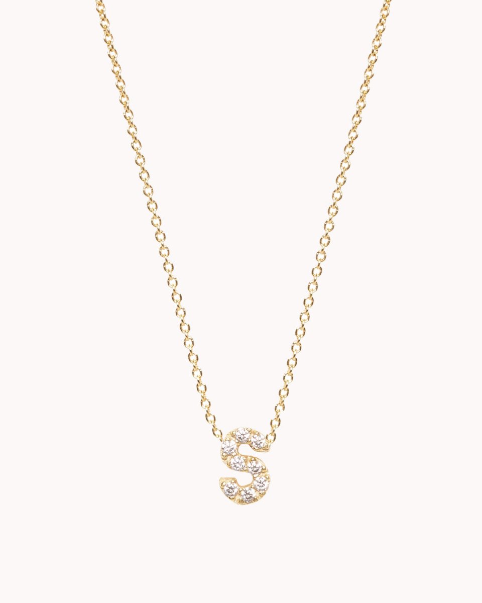 Colar letra com zircónias - Colares Our Sins