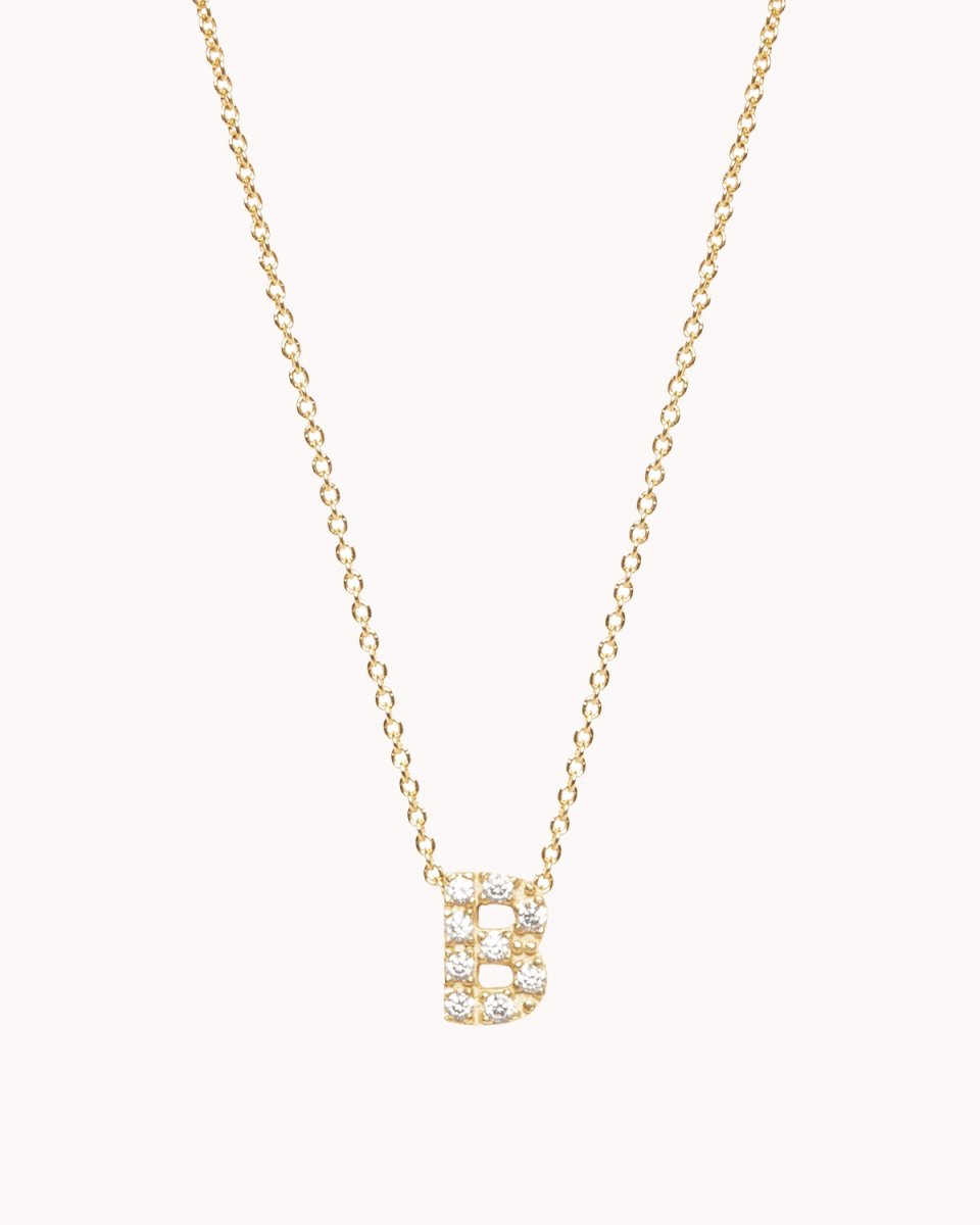 Colar letra com zircónias - Colares Our Sins