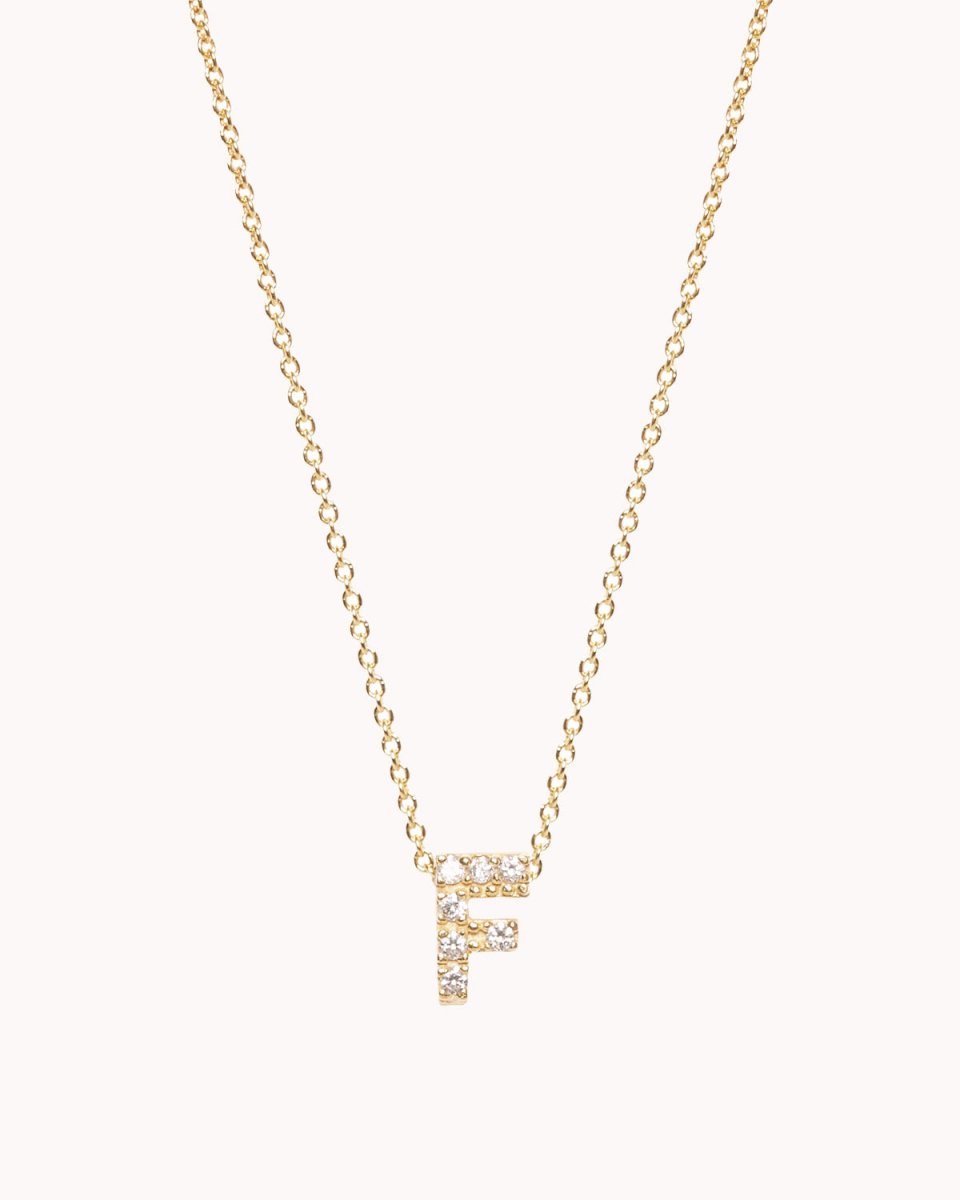 Colar letra com zircónias - Colares Our Sins