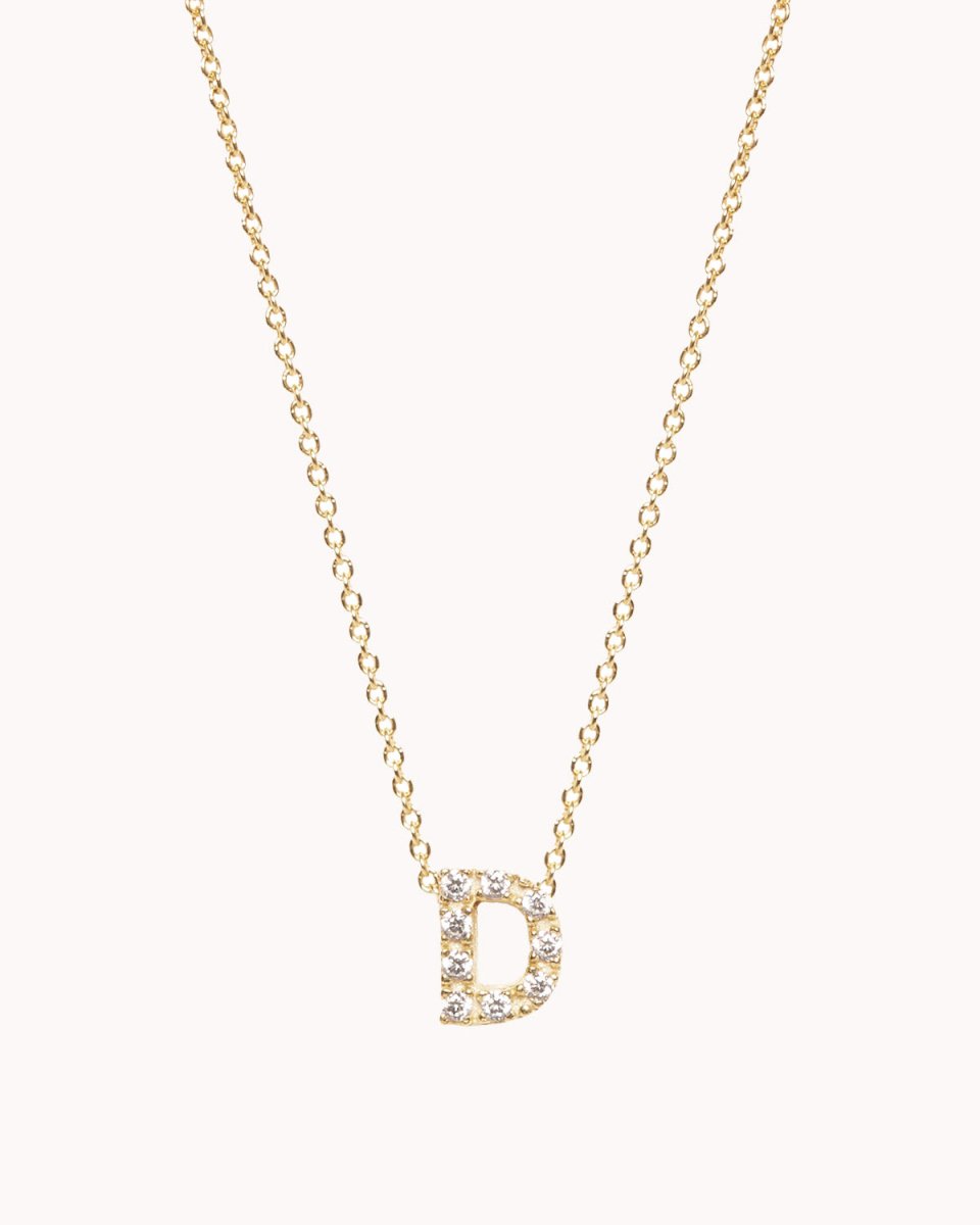 Colar letra com zircónias - Colares Our Sins