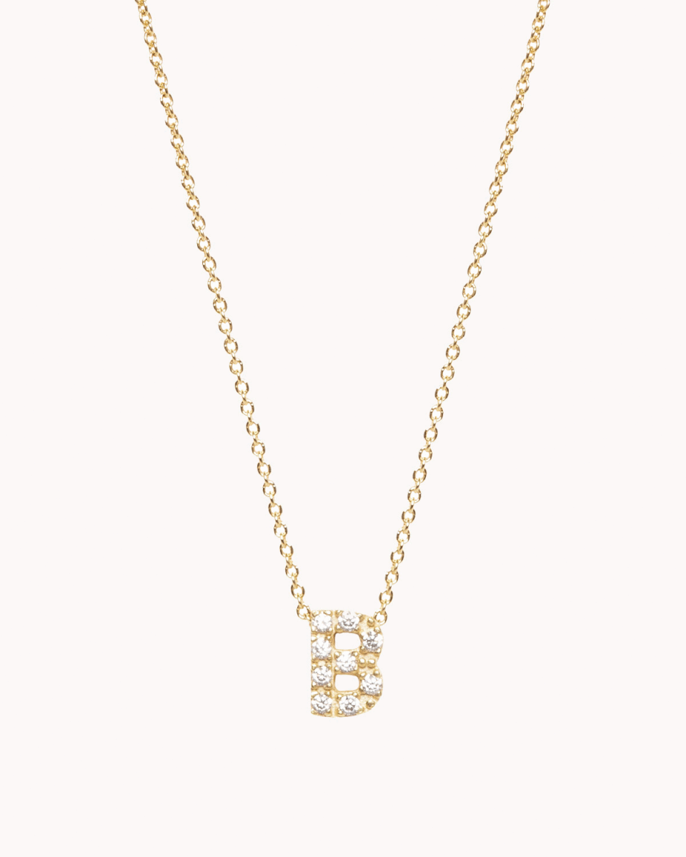 Colar letra com zircónias - Colares Our Sins