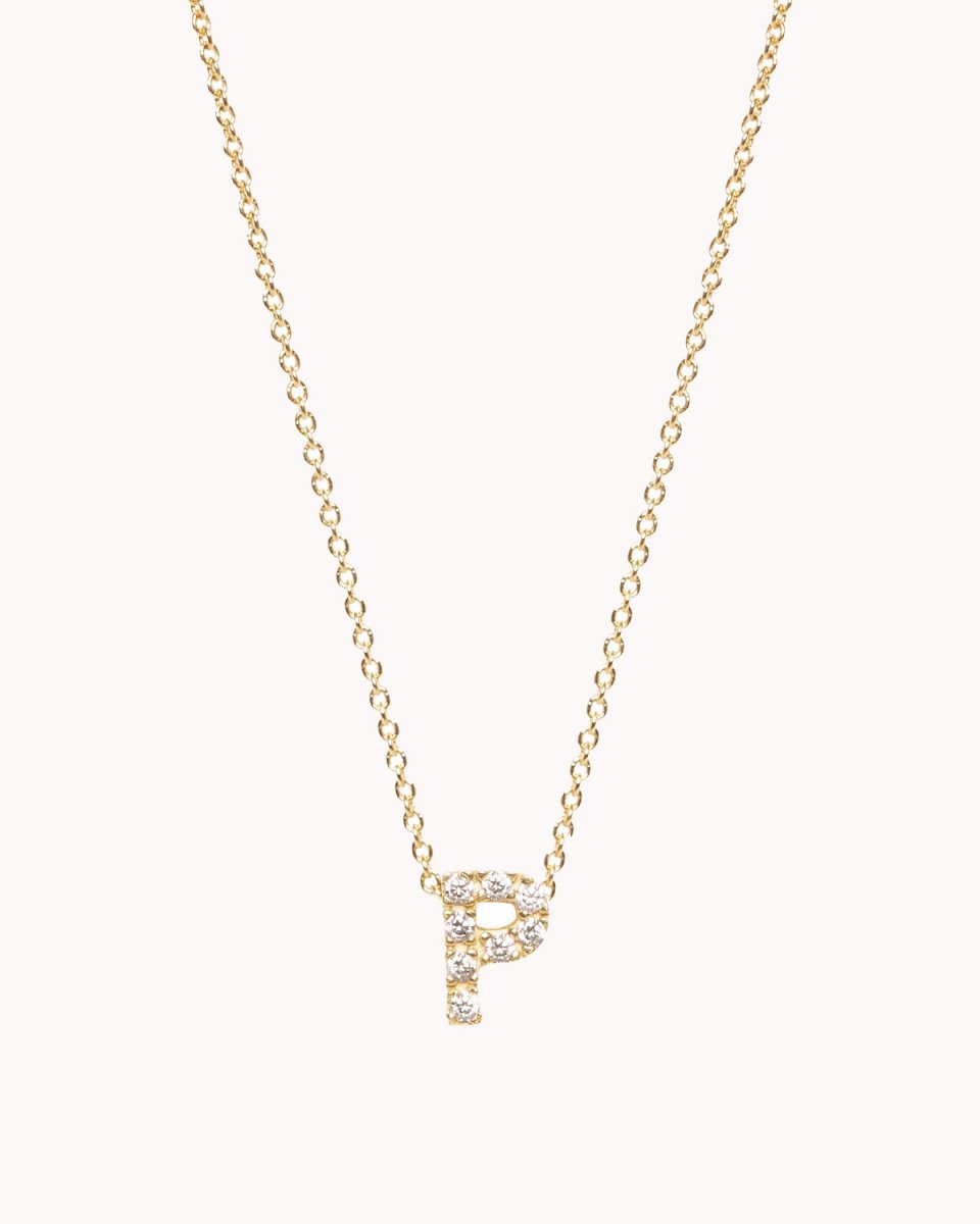 Colar letra com zircónias - Colares Our Sins