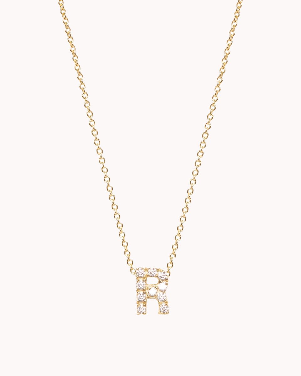 Colar letra com zircónias - Colares Our Sins