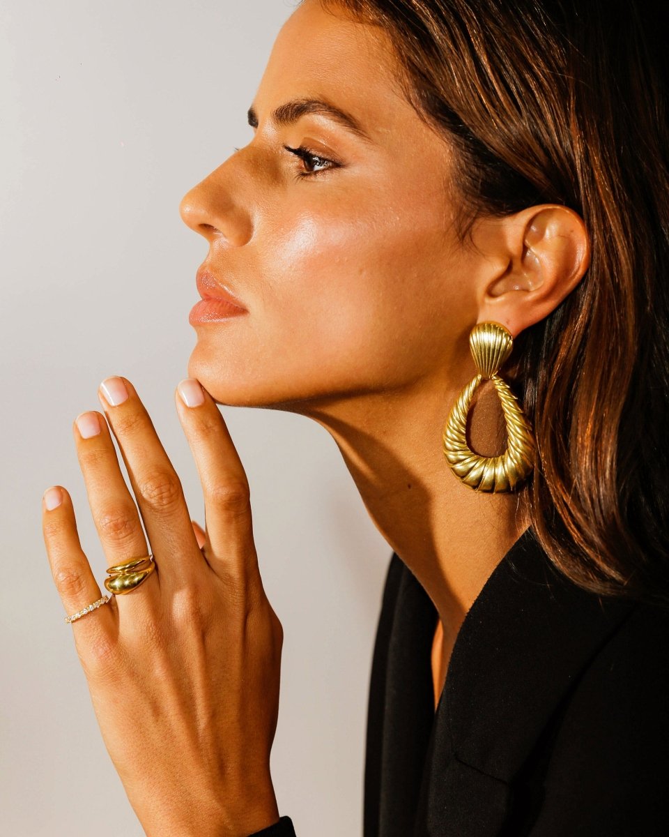 Conjunto Anéis mais Brincos Festa - Conjunto Our Sins