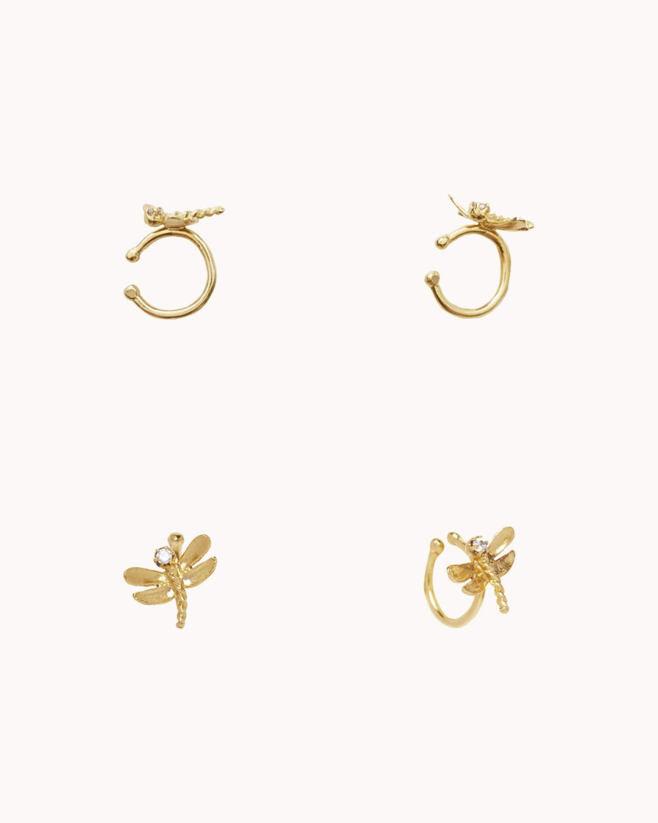 Ear cuff com libelinha - Earcuff Our Sins