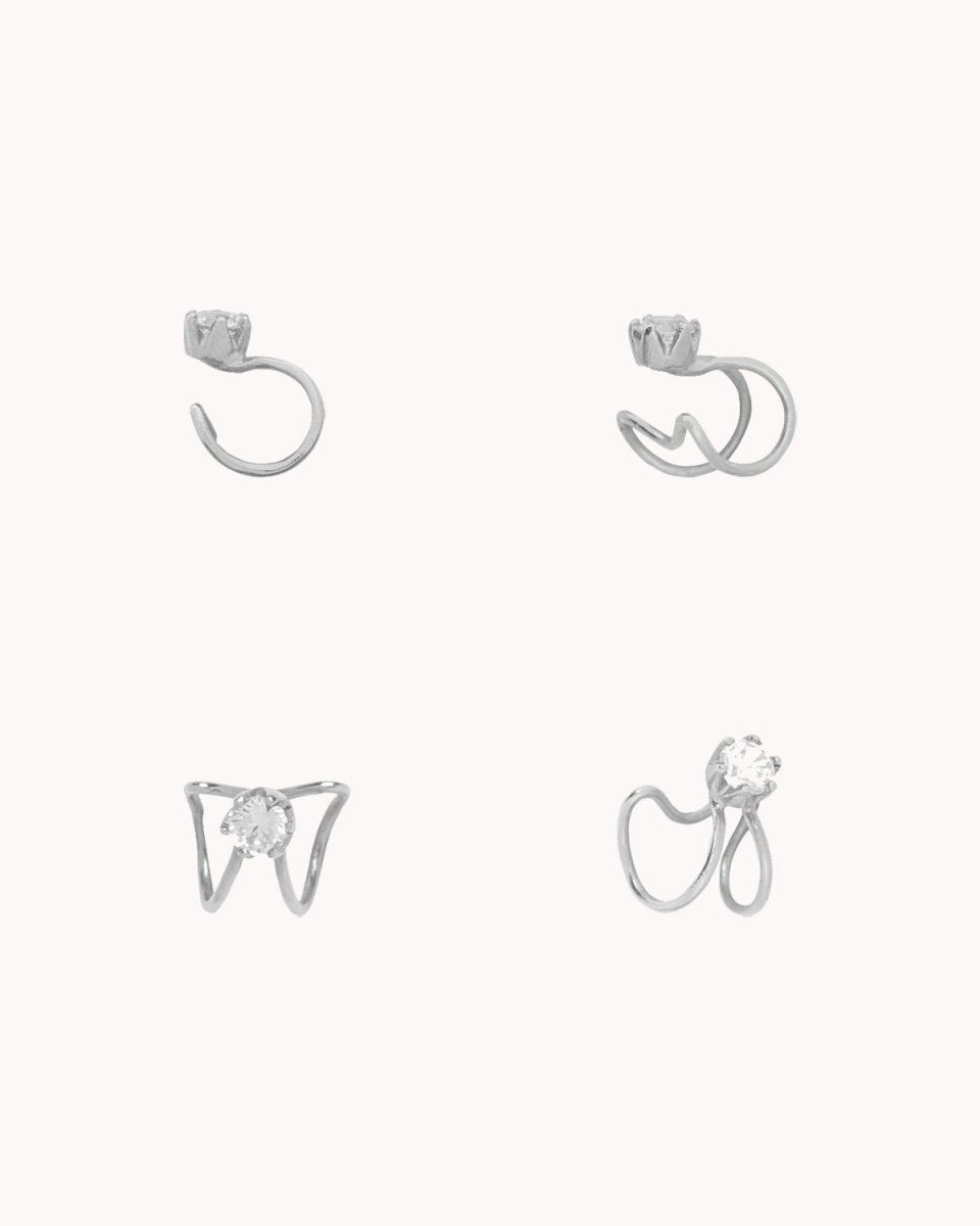 Ear cuff com zircónia - Earcuff Our Sins