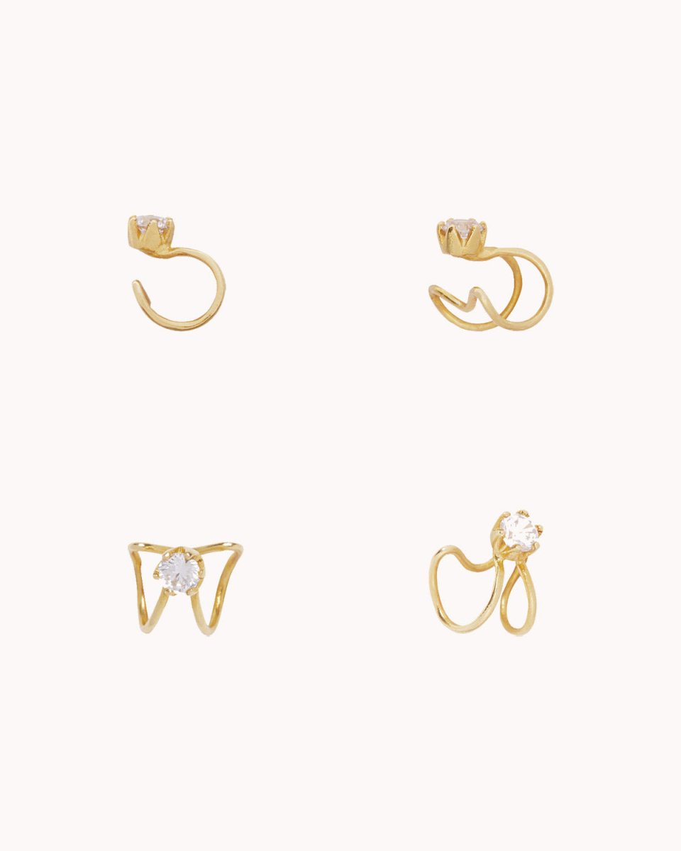 Ear cuff com zircónia - Earcuff Our Sins