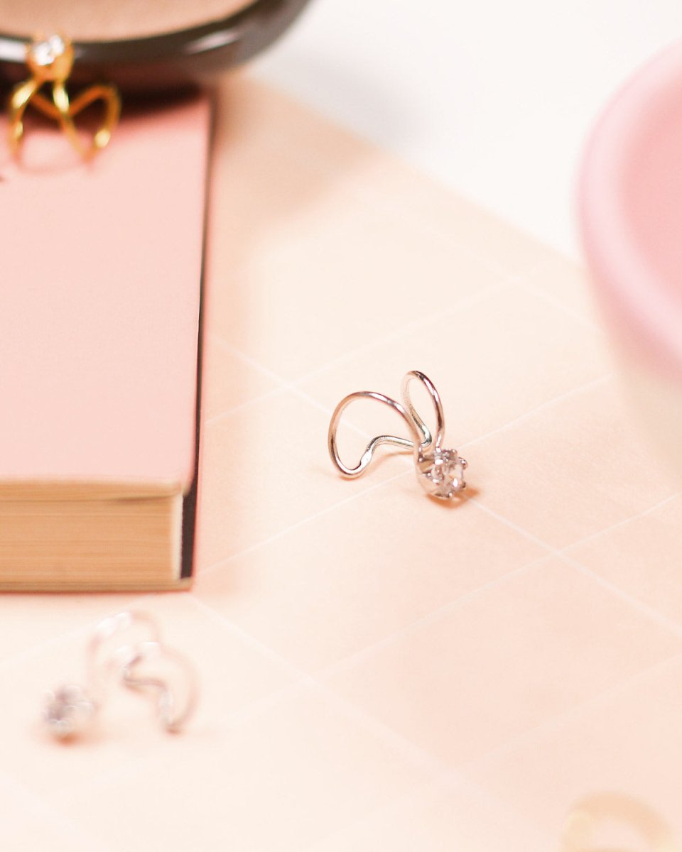 Ear cuff com zircónia - Earcuff Our Sins