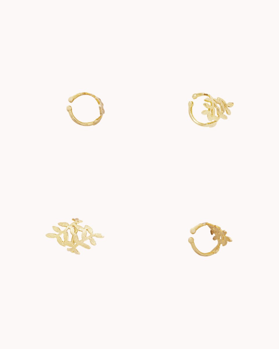 Ear cuff de folhas - Earcuff Our Sins