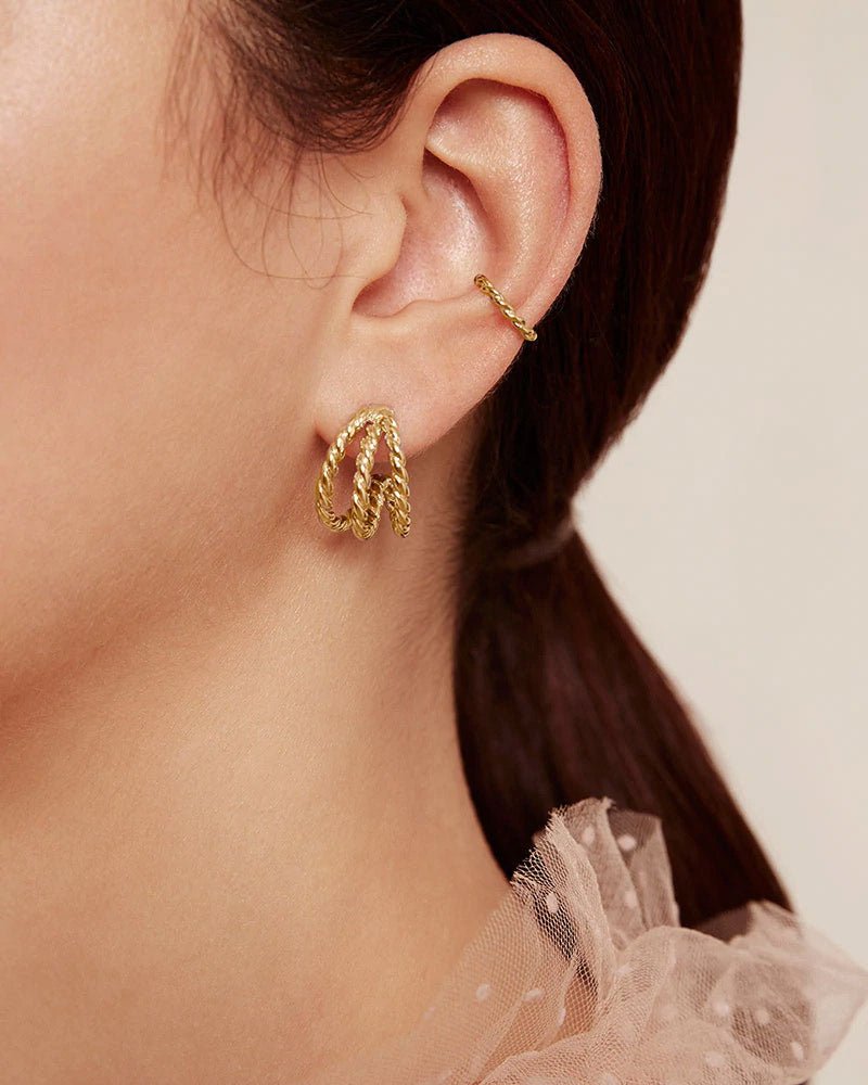 Ear Cuff torcido fino - Earcuff Our Sins