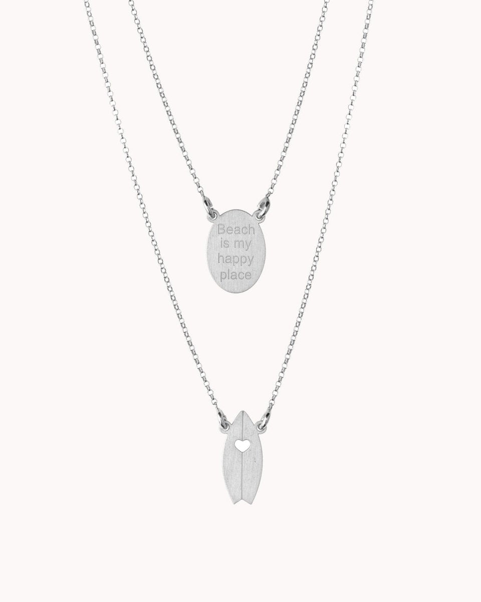 Escapulário 'beach is my happy place' - Colares Our Sins