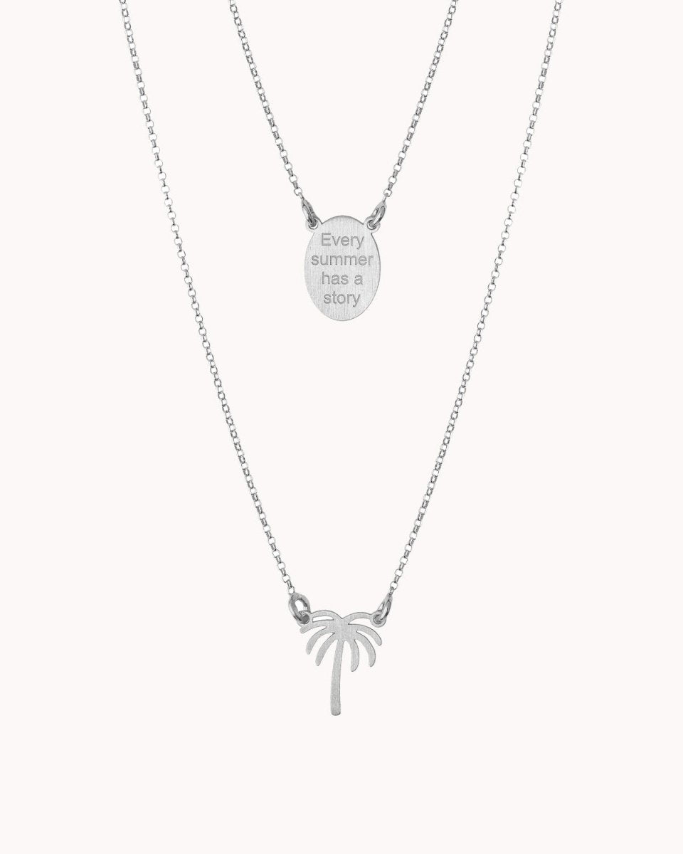 Escapulário simples com palmeirinha e medalha - Colares Our Sins