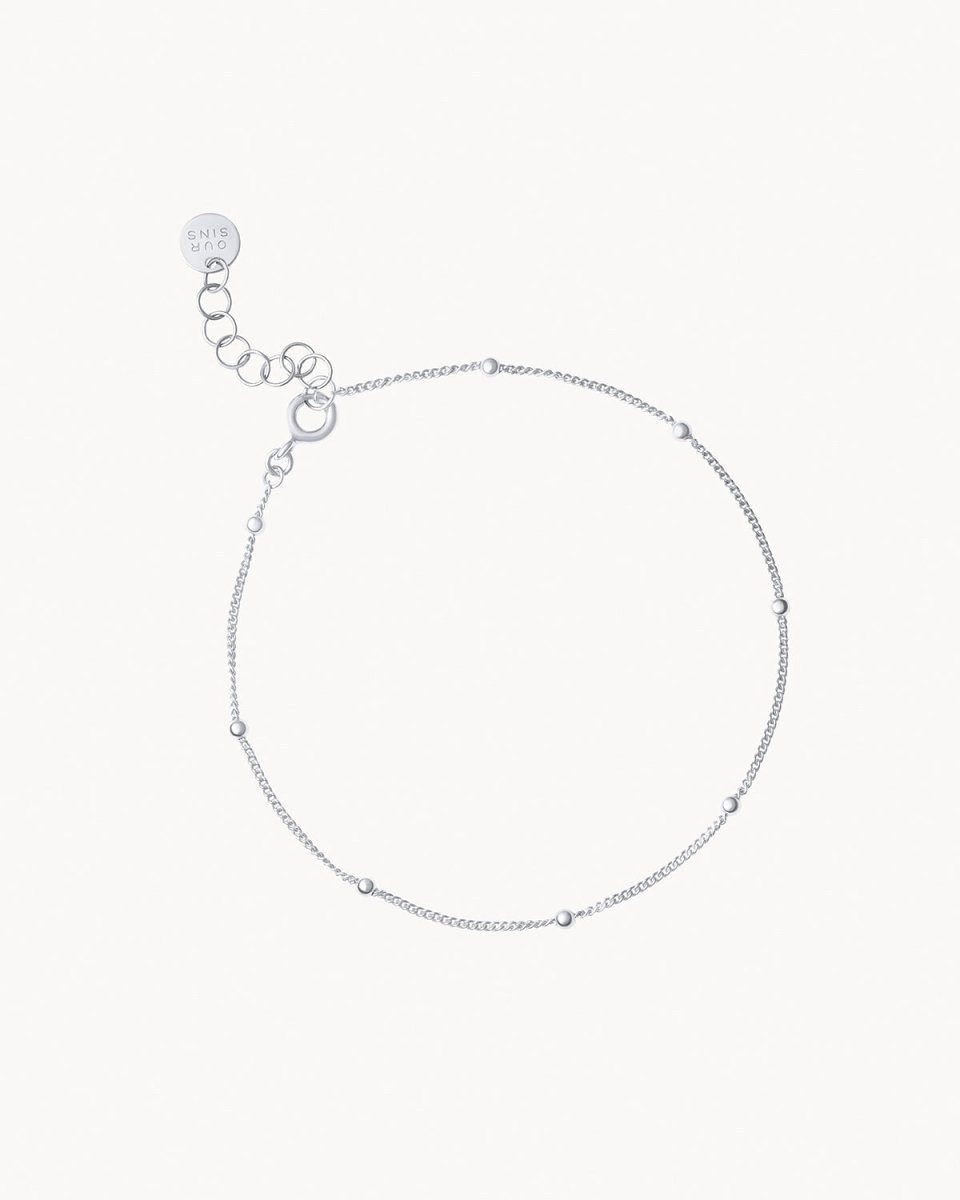 Pulseira Malha Simples Com Bolinhas - Pulseiras Our Sins