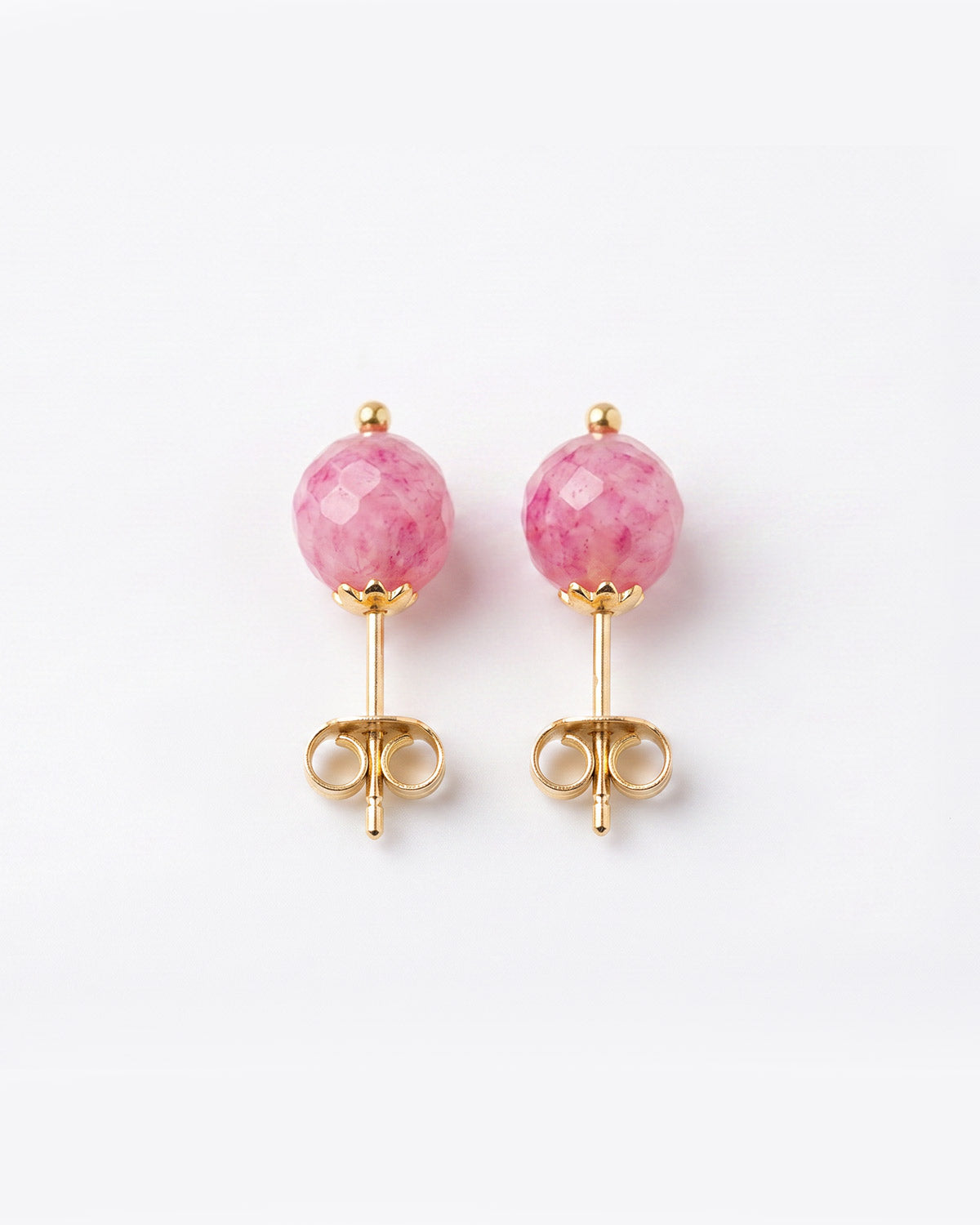 Brincos Pedras Rosa