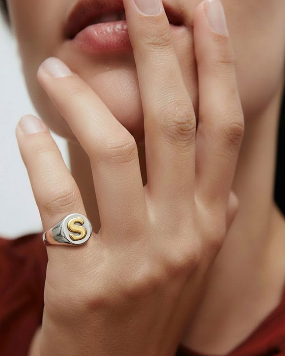 Anel Mindinho 'Uma letra que é casa' - Anéis Our Sins